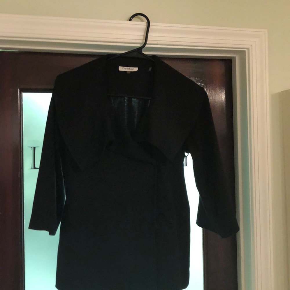 Black Calvin Klein jacket